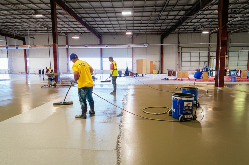Our team at work